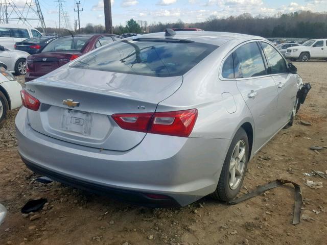 1G1ZB5ST8GF317546 - 2016 CHEVROLET MALIBU LS 银色 照片 4