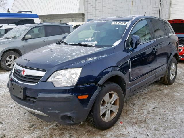 3GSCL33P19S625418 - 2009 SATURN VUE XE BLUE photo 2