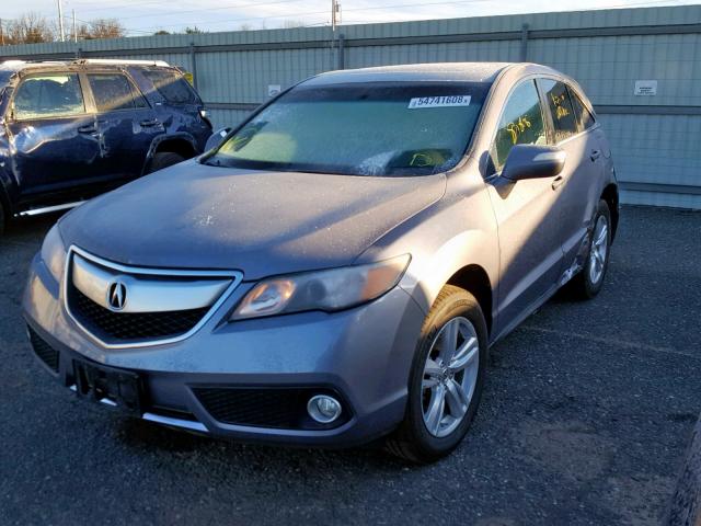 5J8TB4H50FL013211 - 2015 ACURA RDX TECHNO SILVER photo 2