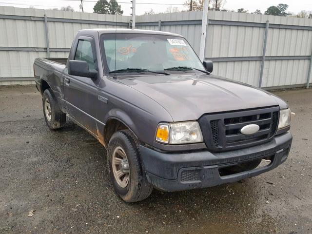 1FTYR10D27PA11083 - 2007 FORD RANGER GRAY photo 1