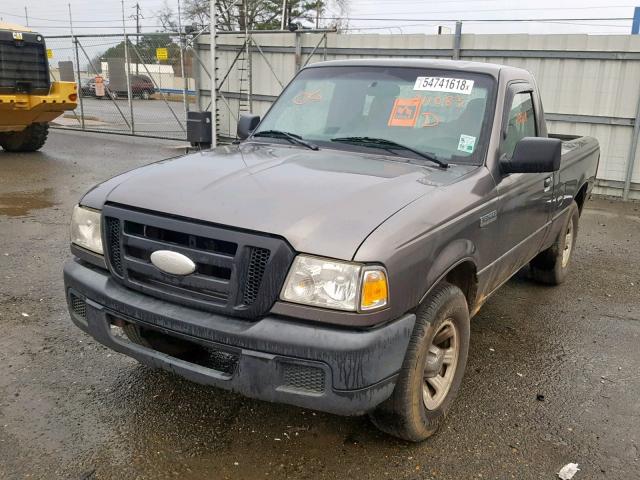 1FTYR10D27PA11083 - 2007 FORD RANGER GRAY photo 2