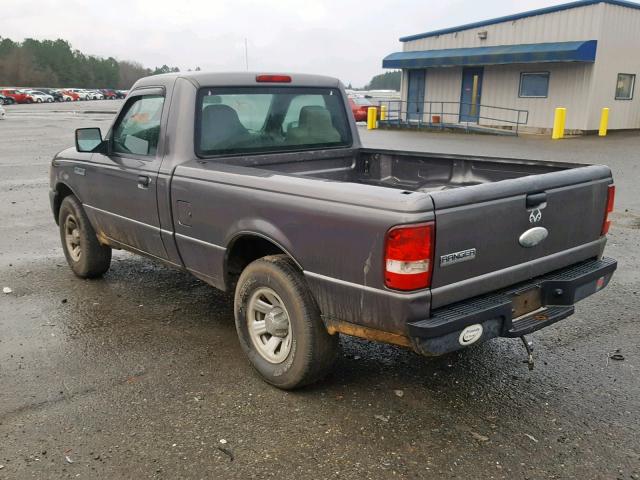 1FTYR10D27PA11083 - 2007 FORD RANGER GRAY photo 3