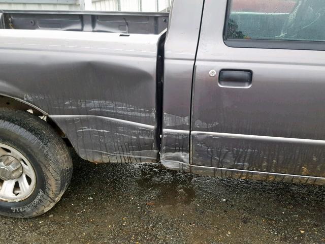 1FTYR10D27PA11083 - 2007 FORD RANGER GRAY photo 9