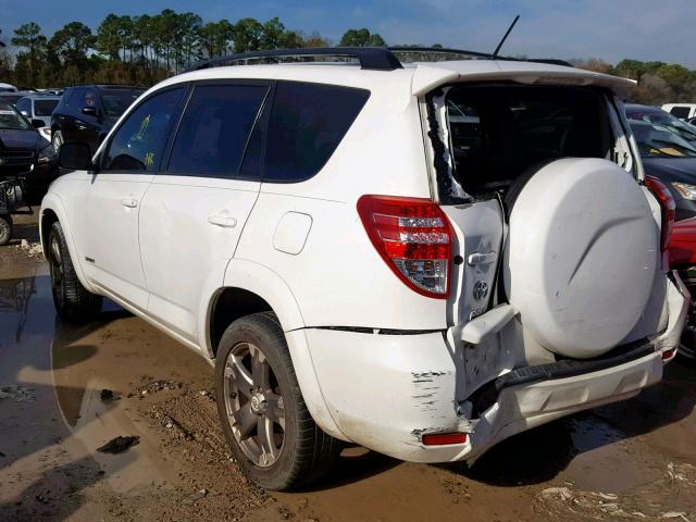 2T3WF4DV1BW053973 - 2011 TOYOTA RAV4 SPORT WHITE photo 3