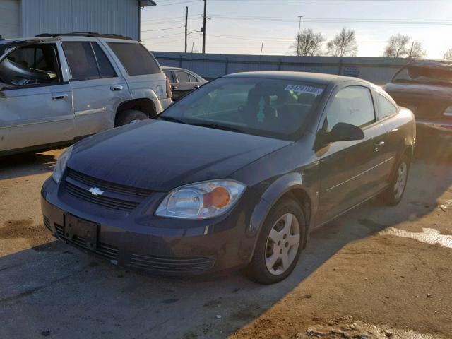 1G1AL18FX87119308 - 2008 CHEVROLET COBALT LT BLUE photo 2