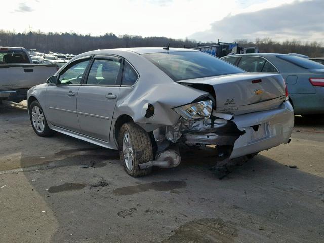 2G1WB5E38E1127765 - 2014 CHEVROLET IMPALA LIM SILVER photo 3