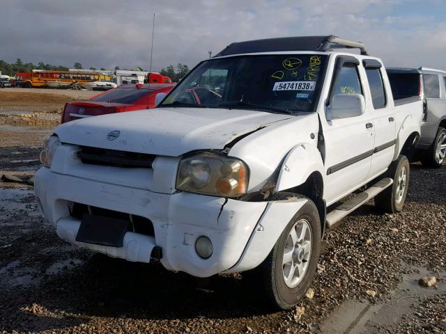 1N6ED27T53C410878 - 2003 NISSAN FRONTIER C WHITE photo 2