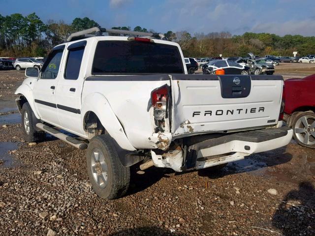 1N6ED27T53C410878 - 2003 NISSAN FRONTIER C WHITE photo 3