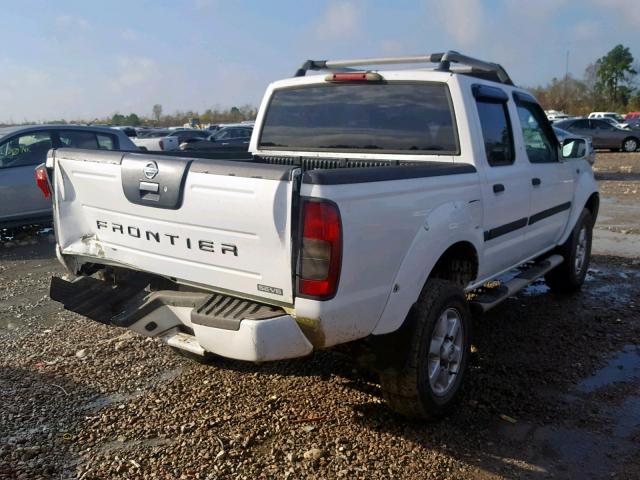 1N6ED27T53C410878 - 2003 NISSAN FRONTIER C WHITE photo 4