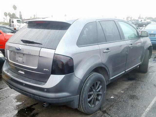 2FMDK3JCXABA72406 - 2010 FORD EDGE SEL GRAY photo 4