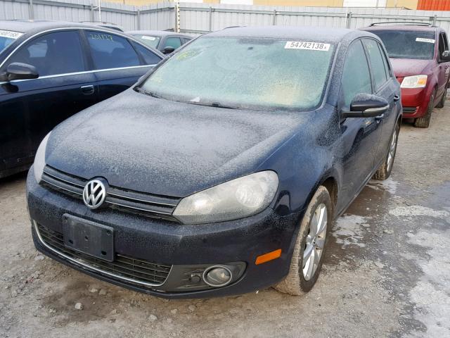 WVWDM7AJ4CW320008 - 2012 VOLKSWAGEN GOLF 黑色 照片 2