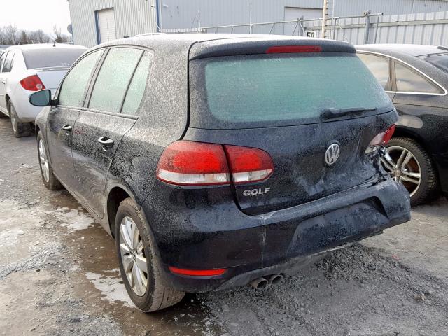 WVWDM7AJ4CW320008 - 2012 VOLKSWAGEN GOLF 黑色 照片 3