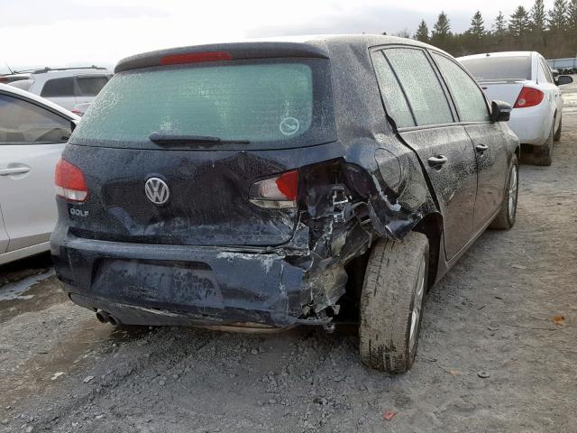 WVWDM7AJ4CW320008 - 2012 VOLKSWAGEN GOLF 黑色 照片 4
