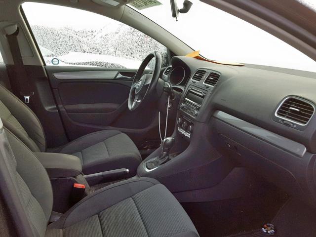 WVWDM7AJ4CW320008 - 2012 VOLKSWAGEN GOLF 黑色 照片 5