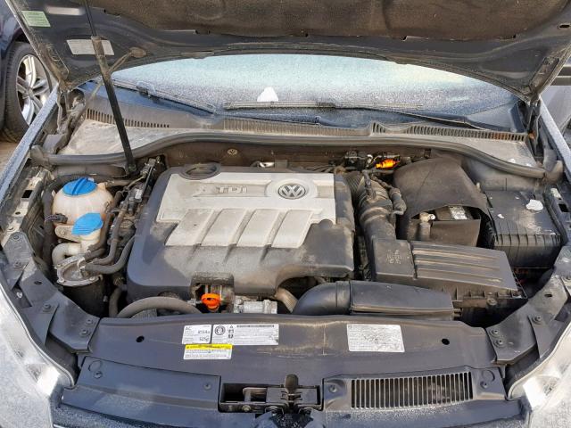 WVWDM7AJ4CW320008 - 2012 VOLKSWAGEN GOLF 黑色 照片 7