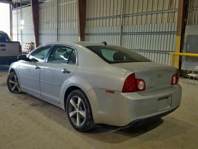1G1ZC5E04CF297739 - 2012 CHEVROLET MALIBU 1LT SILVER photo 3