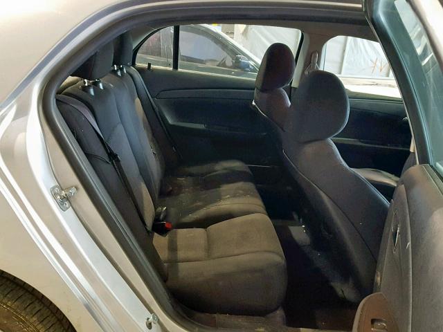 1G1ZC5E04CF297739 - 2012 CHEVROLET MALIBU 1LT SILVER photo 6