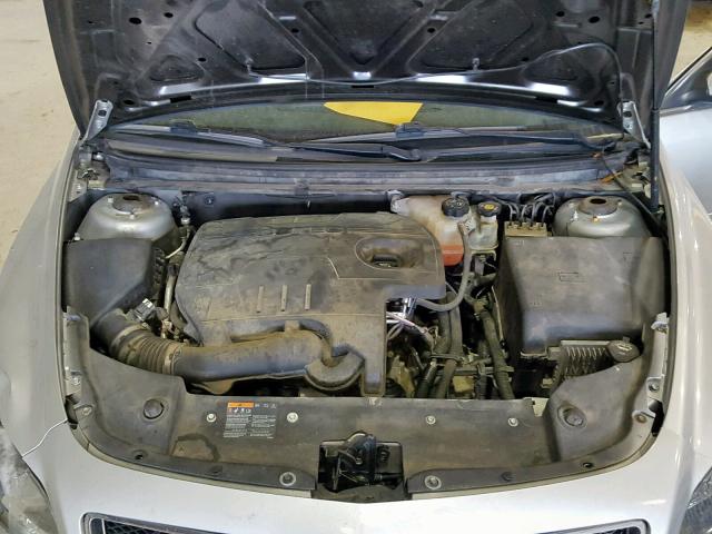 1G1ZC5E04CF297739 - 2012 CHEVROLET MALIBU 1LT SILVER photo 7