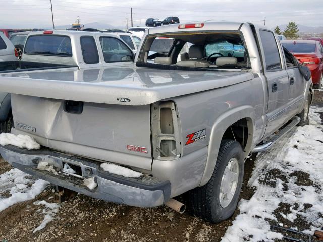 2GTEK13T461252567 - 2006 GMC NEW SIERRA SILVER photo 4