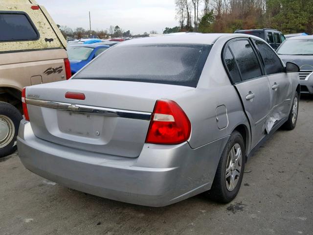 1G1ZS57F37F305484 - 2007 CHEVROLET MALIBU LS 灰色 照片 4