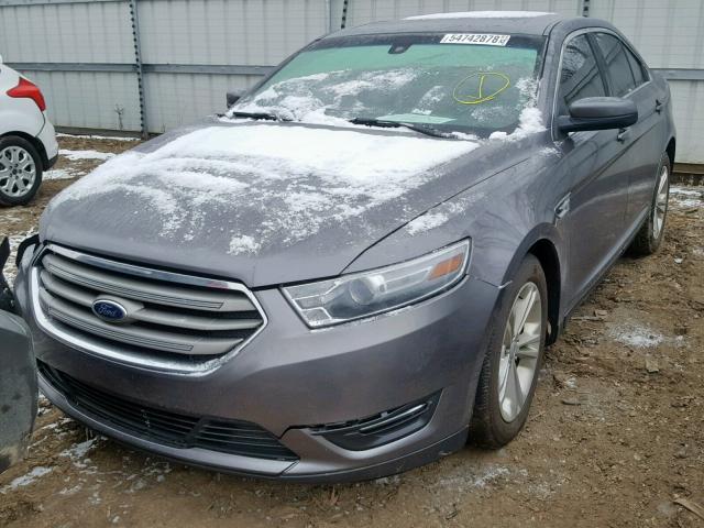 1FAHP2E85EG113228 - 2014 FORD TAURUS SEL GRAY photo 2