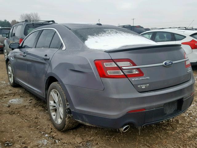 1FAHP2E85EG113228 - 2014 FORD TAURUS SEL GRAY photo 3