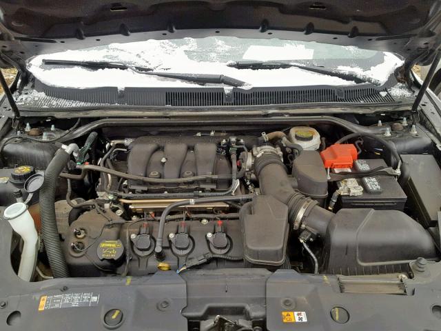 1FAHP2E85EG113228 - 2014 FORD TAURUS SEL GRAY photo 7