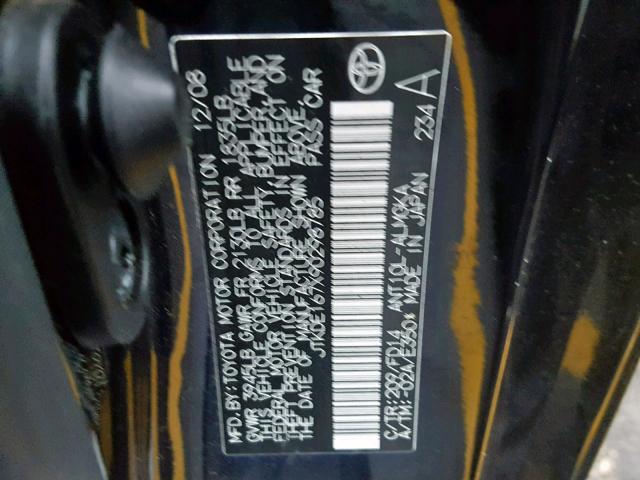 JTKDE167X90298785 - 2009 TOYOTA SCION TC Qara foto 10