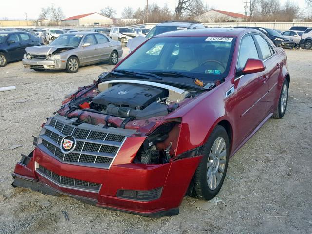 1G6DG5EY6B0122411 - 2011 CADILLAC CTS LUXURY RED photo 2