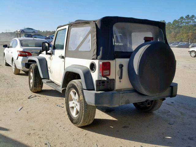 1J4FA24198L507327 - 2008 JEEP WRANGLER X WHITE photo 3