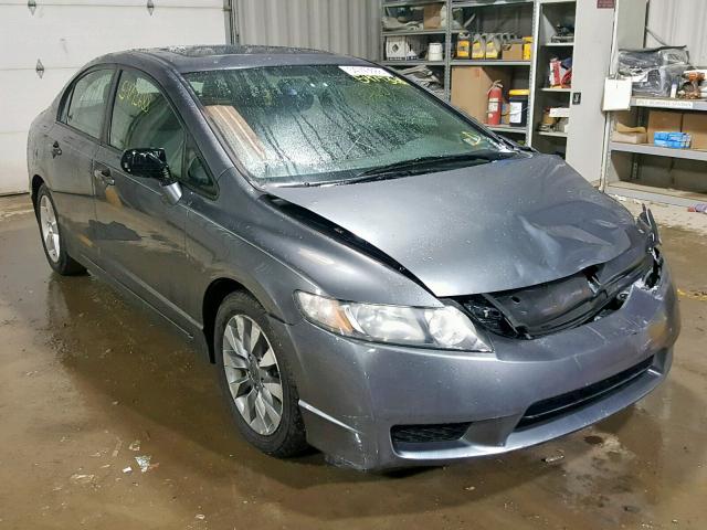 2HGFA16929H332504 - 2009 HONDA CIVIC EXL GRAY photo 1