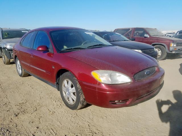 1FAFP56S34A134504 - 2004 FORD TAURUS SEL BURGUNDY photo 1