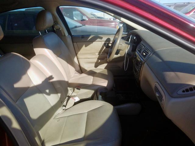 1FAFP56S34A134504 - 2004 FORD TAURUS SEL BURGUNDY photo 5