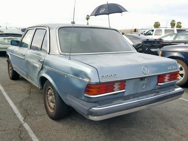 12313012064208 - 1978 MERCEDES-BENZ 300 BLUE photo 3