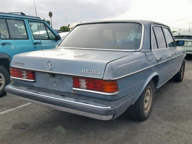 12313012064208 - 1978 MERCEDES-BENZ 300 BLUE photo 4