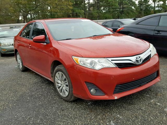 4T1BF1FK4CU577919 - 2012 TOYOTA CAMRY BASE RED photo 1