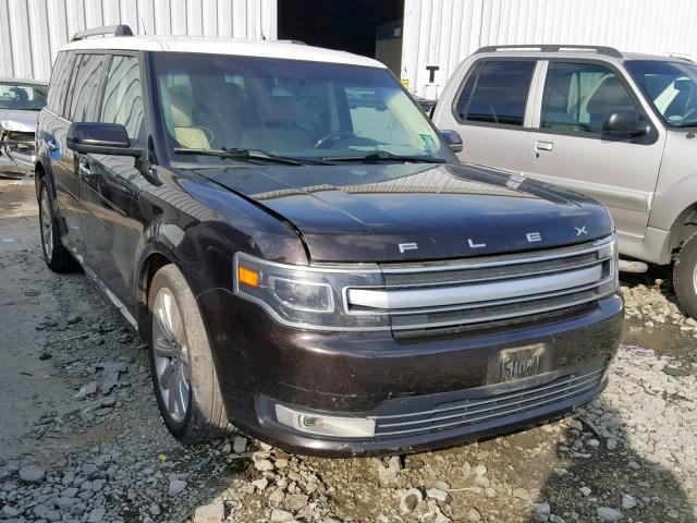 2FMHK6DT8DBD18503 - 2013 FORD FLEX LIMIT BLACK photo 1