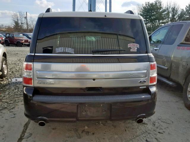 2FMHK6DT8DBD18503 - 2013 FORD FLEX LIMIT BLACK photo 9