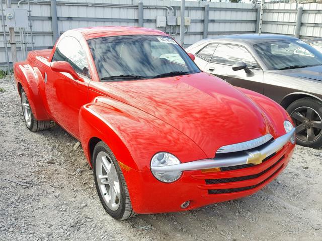 1GCES14P73B100862 - 2003 CHEVROLET SSR RED photo 1
