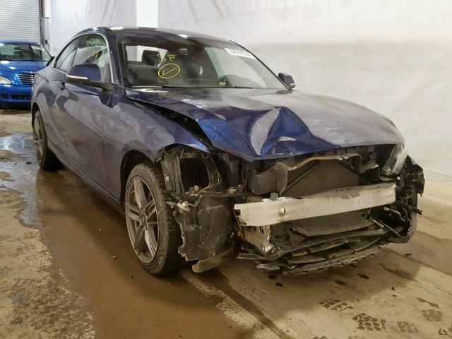 WBA2F9C54HV635785 - 2017 BMW 230I BLUE photo 1