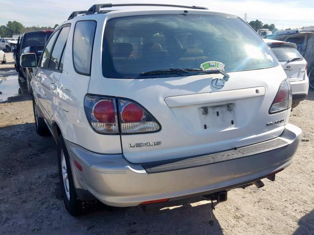 JTJGF10U320140145 - 2002 LEXUS RX 300 WHITE photo 3