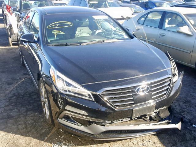 5NPE34AB9FH239207 - 2015 HYUNDAI SONATA SPO BLACK photo 1