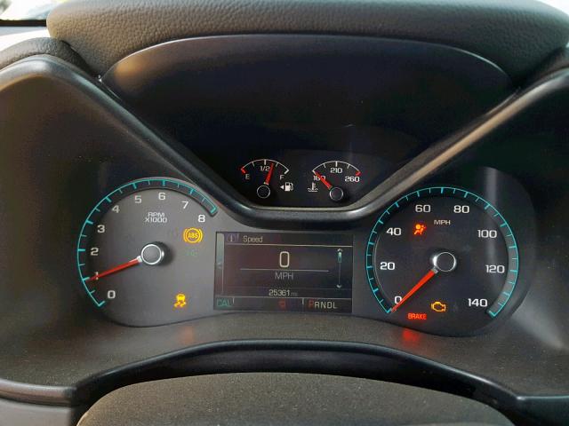 1GCHTCEN1H1326590 - 2017 CHEVROLET COLORADO L GRAY photo 8