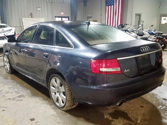 WAUDV74FX7N053017 - 2007 AUDI A6 4.2 QUA BLUE photo 3