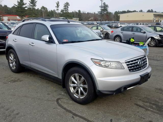 JNRAS08W57X204298 - 2007 INFINITI FX35 SILVER photo 1