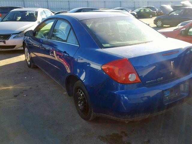 1G2ZF58B074135642 - 2007 PONTIAC G6 VALUE L BLUE photo 3