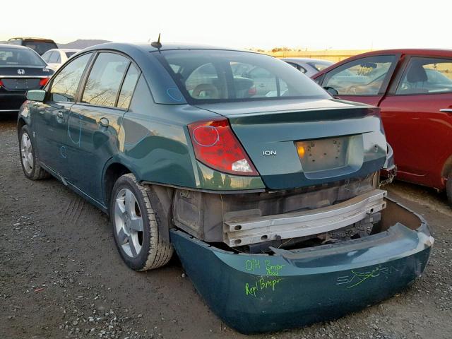 1G8AZ55FX6Z113666 - 2006 SATURN ION LEVEL 绿色 照片 3