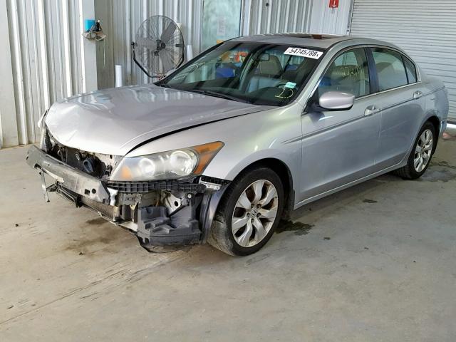 1HGCP26808A014585 - 2008 HONDA ACCORD EXL SILVER photo 2