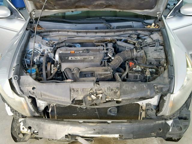 1HGCP26808A014585 - 2008 HONDA ACCORD EXL SILVER photo 7