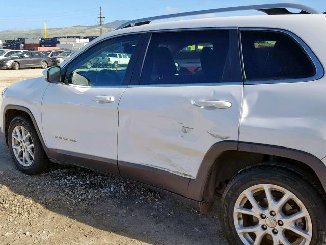 1C4PJLCB0GW209546 - 2016 JEEP CHEROKEE L WHITE photo 9